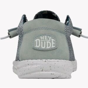 NWT Men’s Hey Dude slip on shoe, ice grey color